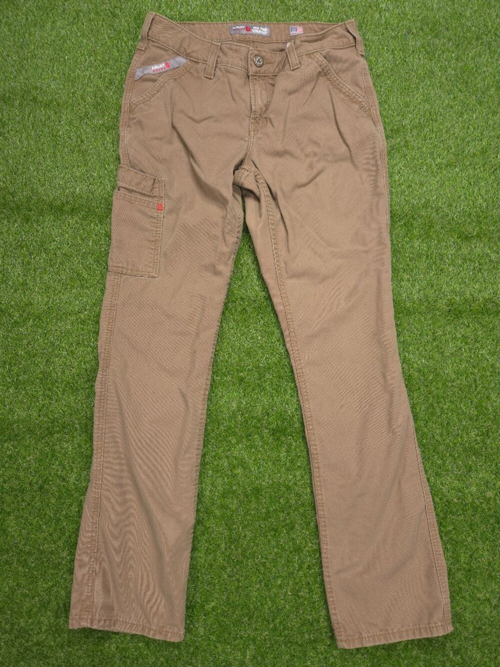 Ariat FR Pants Womens 29L Mid Rise Straight Cordura Durastretch Flame Resistant